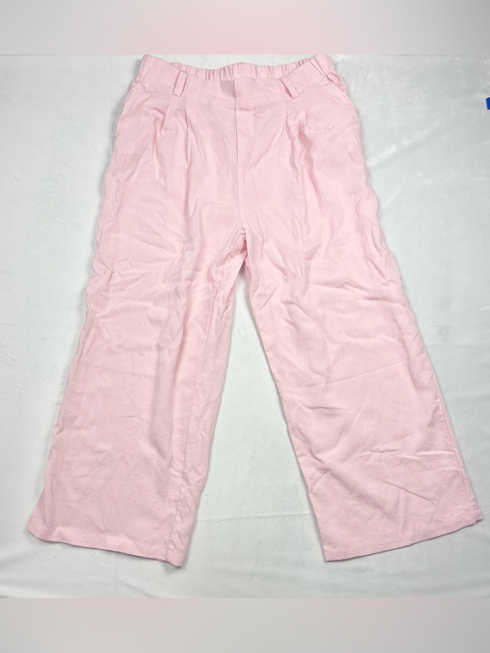Halara Pink Lightweight Wide Leg Pants Pull On Elastic Waist Size XL